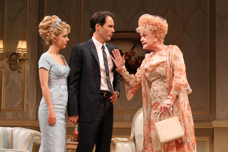 Eric McCormack, Kerry Butler, and Angela Lansbury in Gore Vidal's The Best Man on Broadway