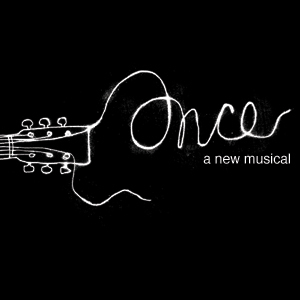 Official logo for Once a new musical on Broadway