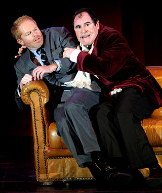 Jesse Tyler Ferguson with Richard Kind in The Producers at the Hollywood Bowl