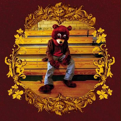 This is the "College Dropout" album cover... (That's why it's here...) (If I have to explain the photos, I'm oh so sure I chose the right one...)