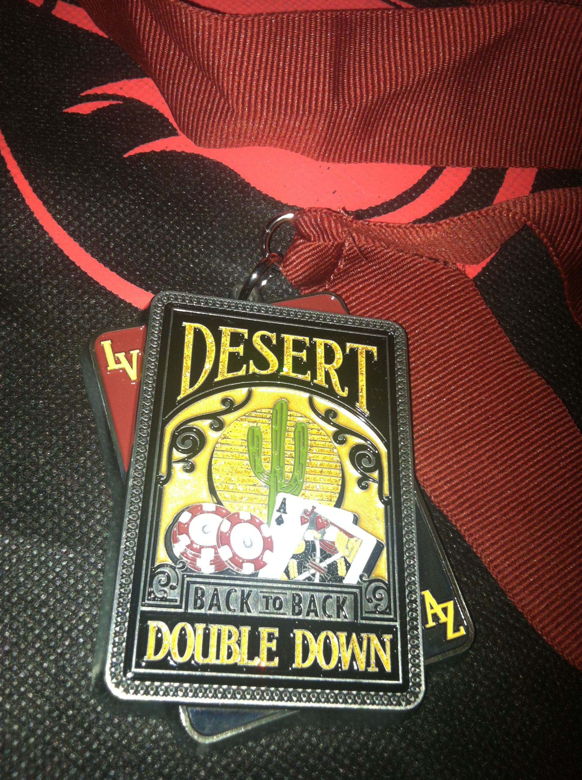Desert Double down medal