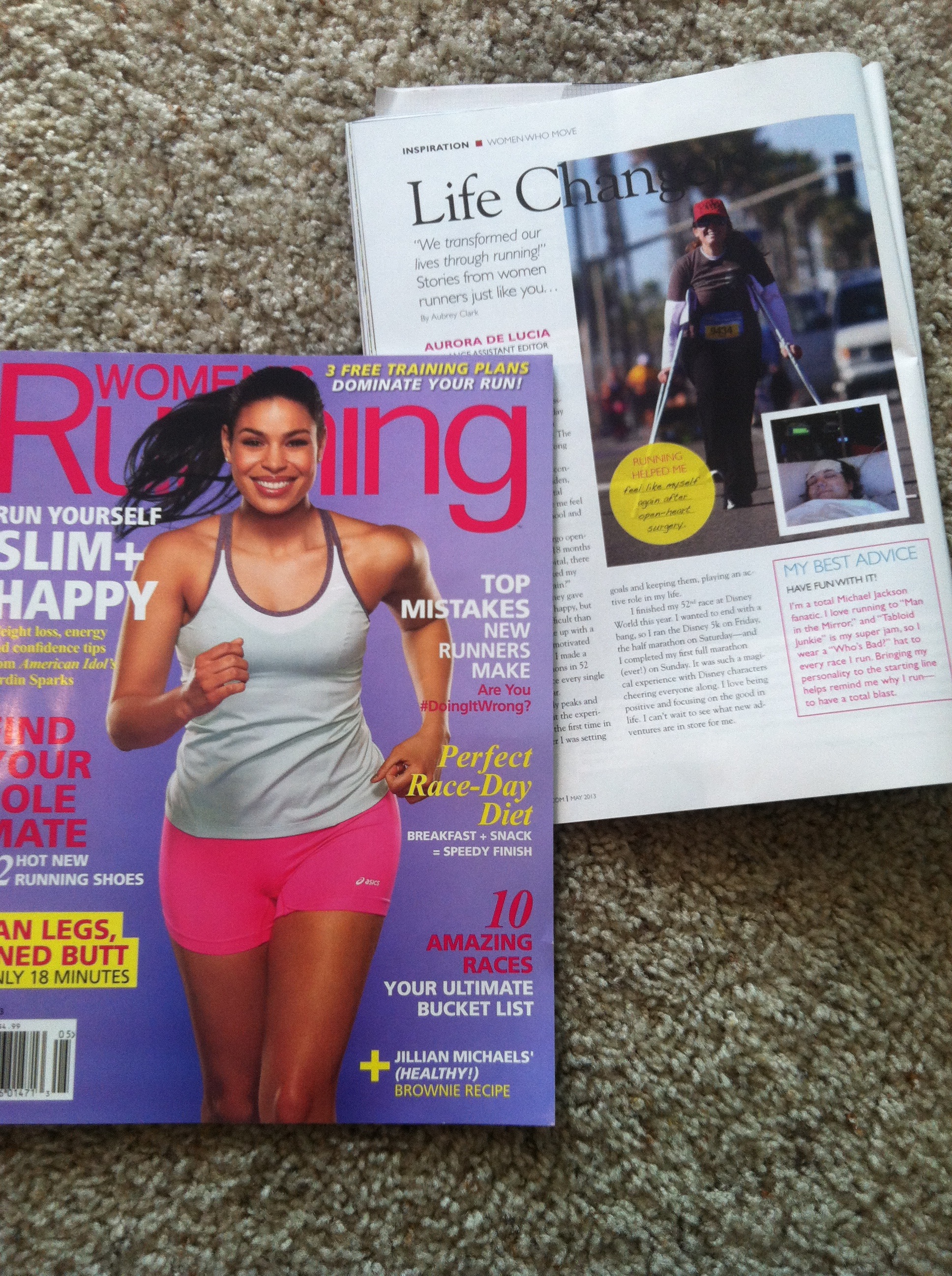 Aurora De Lucia in Women's Running Magazine