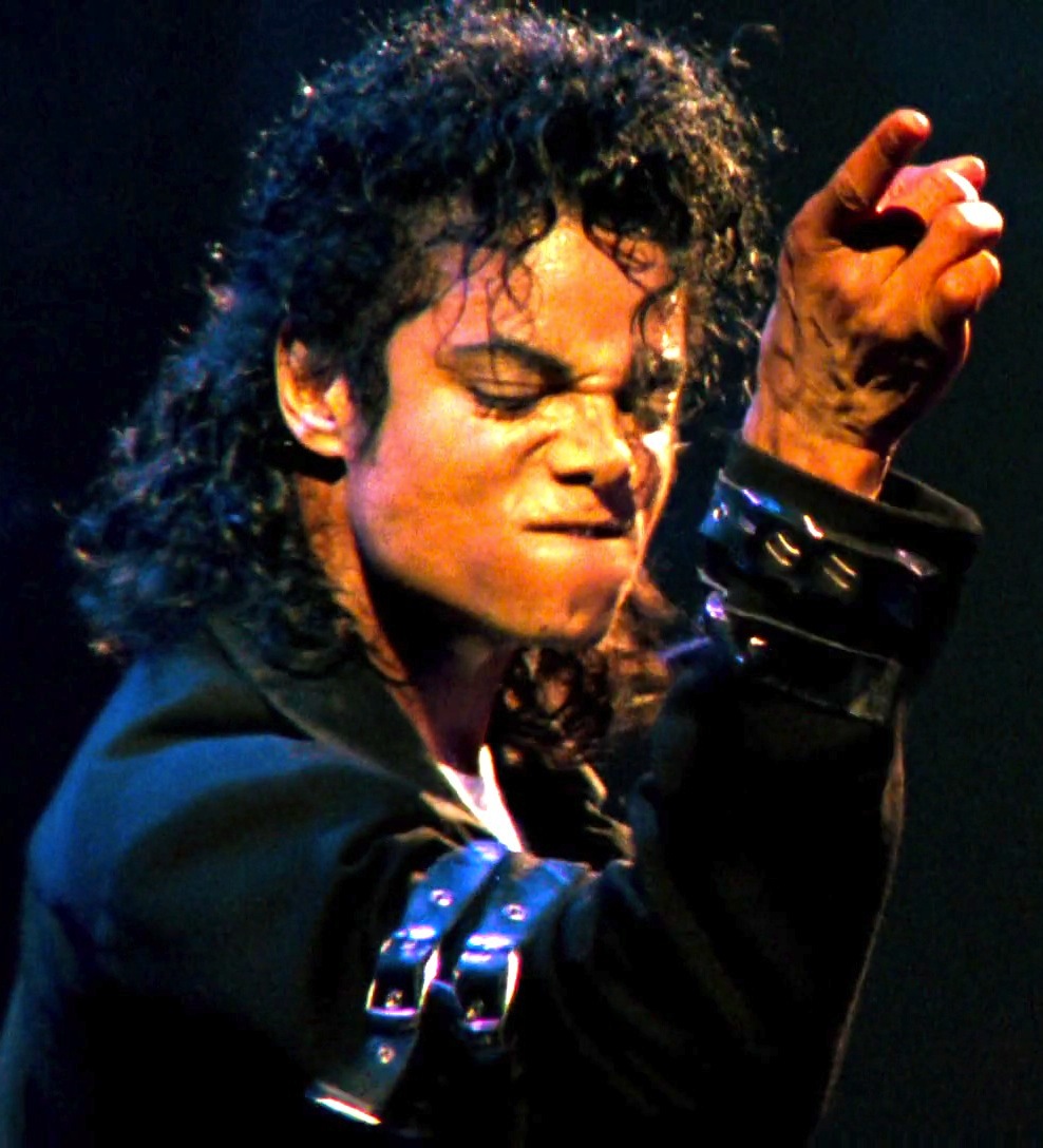 Michael Jackson making his great scrunched up nose