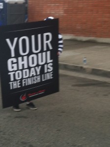 Your ghoul today is the finish
