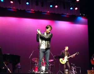 Eric McCormack singing in his one man show "The Concert I Never Gave..." at the El Portal Theatre