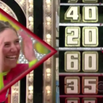 Aurora De Lucia smiling at The Price is Right wheel