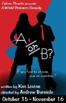 A or B at Falcon Theater playbill cover