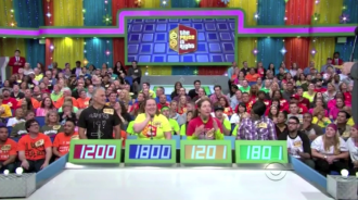 Aurora in contestants' row on The Price is Right