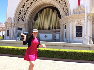 Aurora with Spreckels Organ at Balboa Park