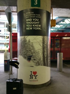 And you thought you knew New York sign - ski mountains