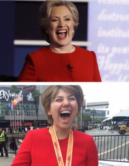 hillary-side-by-side-with-aurora-laughing